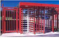 PedGate Pedestrian Gate with 4-Arm Double Turnstile